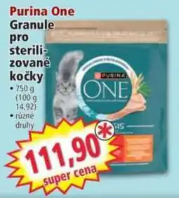 Norma Purina One Granule pro sterilizované kočky nabídka