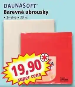 Norma Daunasoft barevné ubrousky nabídka