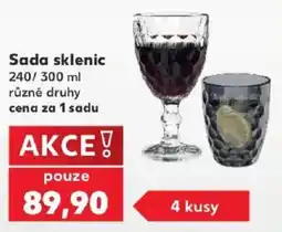 Kaufland Sada sklenic nabídka