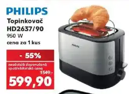 Kaufland Philips topinkovač hd2637/90 nabídka