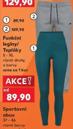 Kaufland Funkční legíny/Tepláky nabídka
