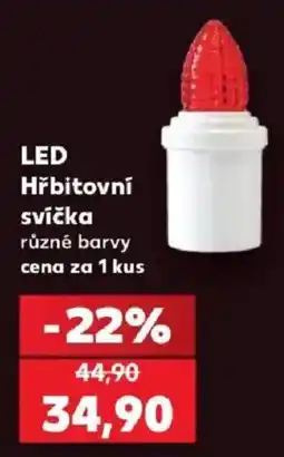 Kaufland Led hřbitovní svíčka nabídka
