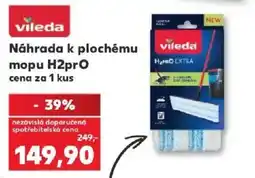 Kaufland vileda náhrada k plochému mopu h2pro nabídka