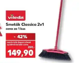 Kaufland Vileda Smeták Classica 2v1 nabídka