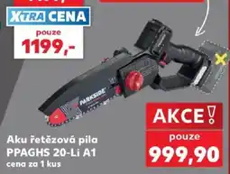 Kaufland Parkside aku řetězová pila ppaghs 20-li a1 nabídka