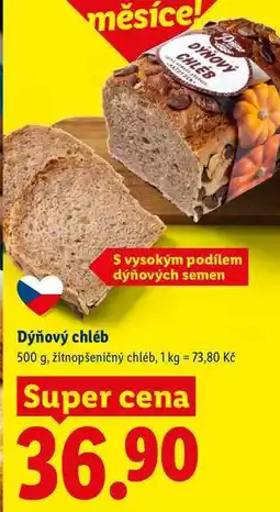 Lidl Dýňový chléb nabídka