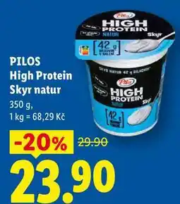 Lidl PILOS High Protein Skyr natur nabídka