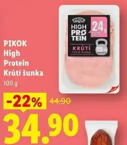 Lidl PIKOK High Protein Krůtí šunka nabídka