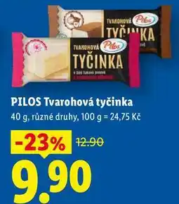 Lidl PILOS Tvarohová tyčinka, 40 g, různé druhy nabídka
