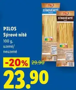 Lidl PILOS Sýrové nitě 100 g, uzené/ neuzené nabídka