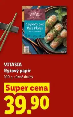 Lidl VITASIA Rýžový papír, 100 g, různé druhy nabídka