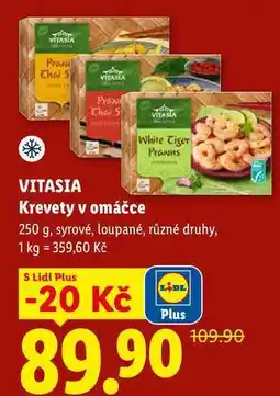 Lidl VITASIA Krevety v omáčce nabídka