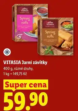 Lidl VITASIA Jarní závitky, 400 g, různé druhy nabídka