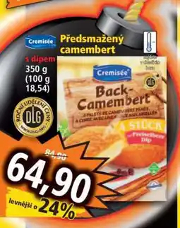 Norma Předsmažený camembert nabídka