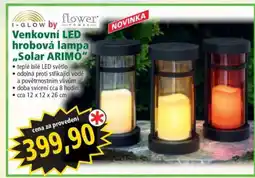 Norma Venkovní LED hrobová lampa Solar ARIMO nabídka