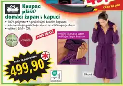 Norma Koupací plášť/ domácí župan s kapucí nabídka