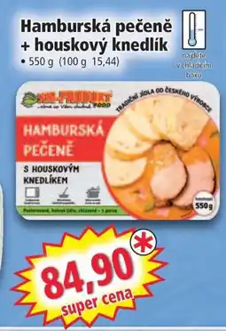Norma Hamburská pečeně + houskový knedlík nabídka