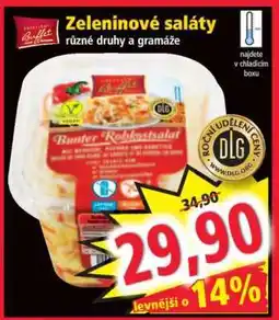 Norma Zeleninové saláty nabídka