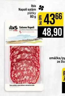 Jip Ibis Napoli salám plátky 80 g nabídka
