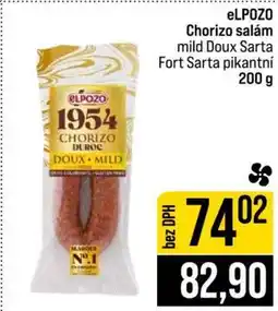 Jip ELPOZO Chorizo salám nabídka