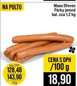 Jip Maso Dřevěc Párky jemné nabídka
