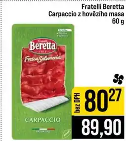 Jip Fratelli Beretta Carpaccio z hovězího masa nabídka