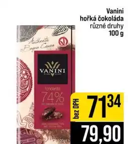 Jip Vanini hořká čokoláda nabídka