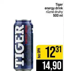 Jip Tiger Energy drink nabídka