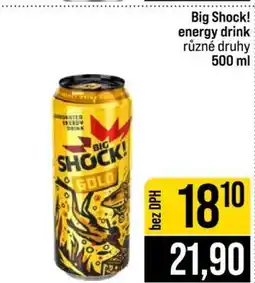 Jip Big Shock energy drink nabídka