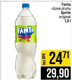 Jip Fanta různé druhy / Sprite original nabídka