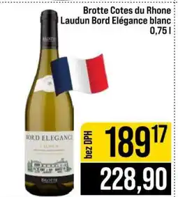 Jip Brotte Cotes du Rhone Laudun Bord Élégance blanc 0,75 l nabídka