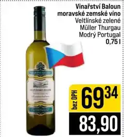 Jip Vinařství Baloun moravské zemské víno nabídka
