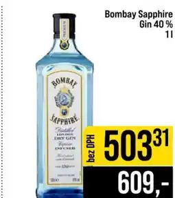 Jip Bombay Sapphire Gin 40 % nabídka