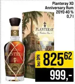 Jip Planteray XO Anniversary Rum nabídka