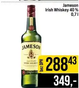 Jip Jameson Irish Whiskey 40 % nabídka
