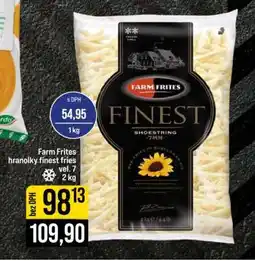 Jip Farm Frites hranolky finest fries nabídka