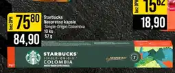 Jip Starbucks Nespresso kapsle Single-Origin Colombia nabídka