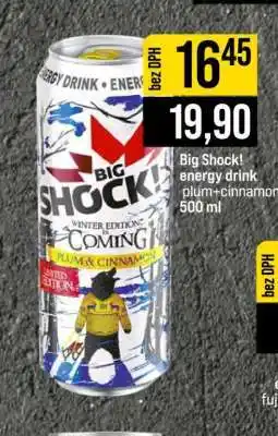 Jip Big Shock energy drink nabídka