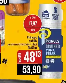 Jip Princes tuňák ve slunečnicovém oleji 3x60 g nabídka