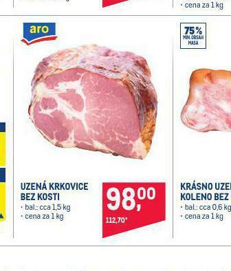Makro Uzená krkovice bez kosti nabídka