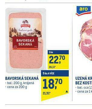 Makro Bavorská sekaná nabídka