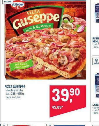 Makro Pizza guseppe nabídka