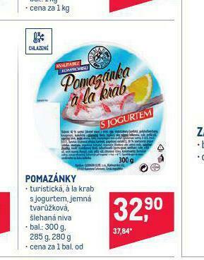 Makro Pomazánka nabídka
