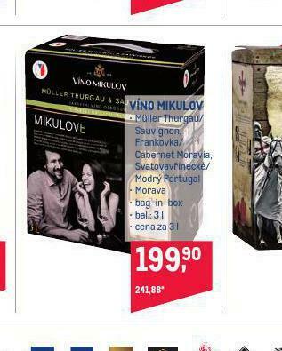 Makro Víno mikulov nabídka