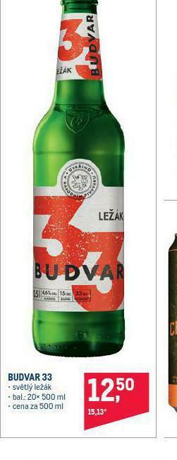Makro Budvar 33 nabídka