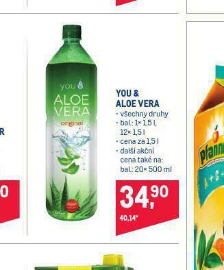 Makro You & aloe vera nabídka