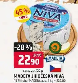 Trefa MADETA JIHOČESKÁ NIVA 45% tuku nabídka