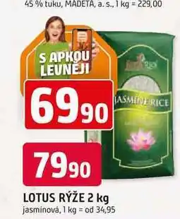 Trefa LOTUS RÝŽE 2 kg jasmínová nabídka