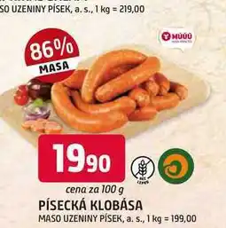 Trefa PÍSECKÁ KLOBÁSA nabídka