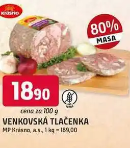 Trefa VENKOVSKÁ TLAČENKA nabídka
